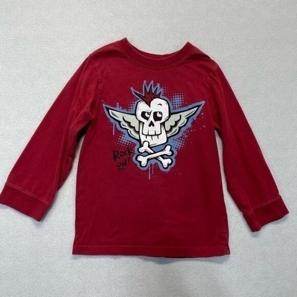Place Skull Rock On Long Sleeve Graphic Design T-shirt Top Boy’s Size 4T - Picture 5 of 8